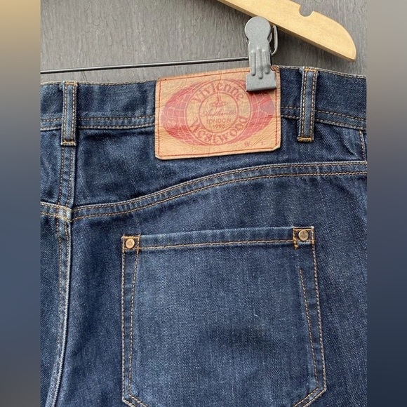 Vivienne Westwood Blue Straight Jeans 52 US 36 Large - Picture 6 of 10